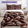 3pcs American Football Bedding Set Duvet Cover Closure Includes 1 Duvet Cover & 2 Pillowcases, Soft and Comfortable for All Seasons.