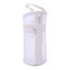 Simple Makeup Brushes Storage Bag Large Capacity Vertical Mesh Pen Holder Bag Flip-cap Solid Color Stationery Storage Organizer