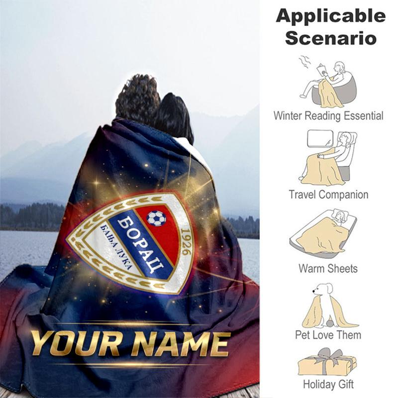 Custom Personalized Blanket Banja Luka Soft Throw Blanket, Suitable for Family and Friends, Sofa Blanket,Home Decor Christmas gift