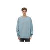 Anta Lifestyle Series Pullover Round Neck Letter Logo Breathable Sports Long Sleeve Sweatshirt Men Sweatshirt Light-Blue 952448709-1