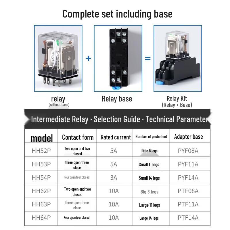 Kaixiang Small Intermediate Electromagnetic Relay