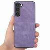 For Samsung Galaxy S22+ 5G Case Shockproof Slim Retro Leather Phone Back Cover