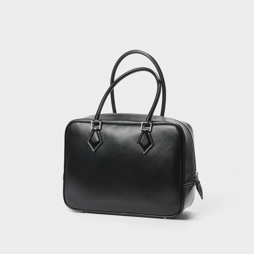 New first-layer cowhide large-capacity high-end bag Boston bowling bag genuine leather women's bag handbag
