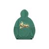 Li Ning X OG Slick Cartoon Anime Flame Pullover Sweatshirt Unisex Sweatshirt Deep-Palace-Green AWDT725-4