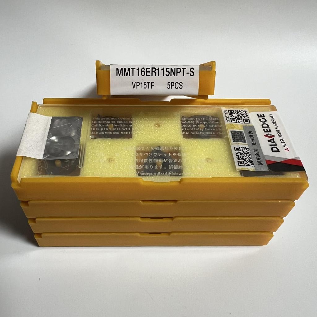 MITSUBISHI / MMT16ER115NPT-S VP15TF / Carbide CNC Blade 10 Pcs