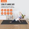 Exercise Mat Non Slip Yoga Mat Gym Fitness Pilate Workout Mat (12x6ft)