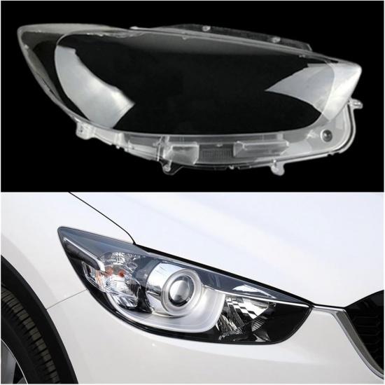 Car Headlight Cover Compsatible for Mazda CX-5 2013 2014 2015 2016. Car Front Headlight Cover Auto Headlamp Lampshade Lampcover Head Lamp Light Glass