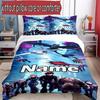 3pcs Duvet Cover Set (1*Duvet Cover + 2*Pillowcase, Without Core), Custom Name How to Train Your Dragon Pattern Bedding Set, Home Bedroom Decor Gift