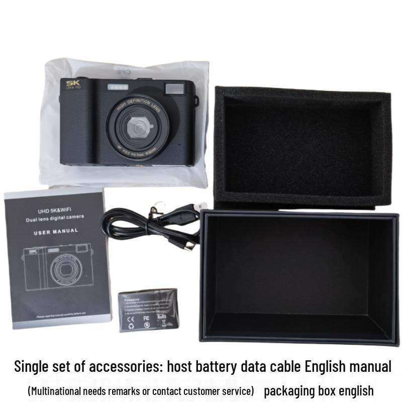 64MP High-Definition Student Entry-Level TK Card Camera & TM Camcorder