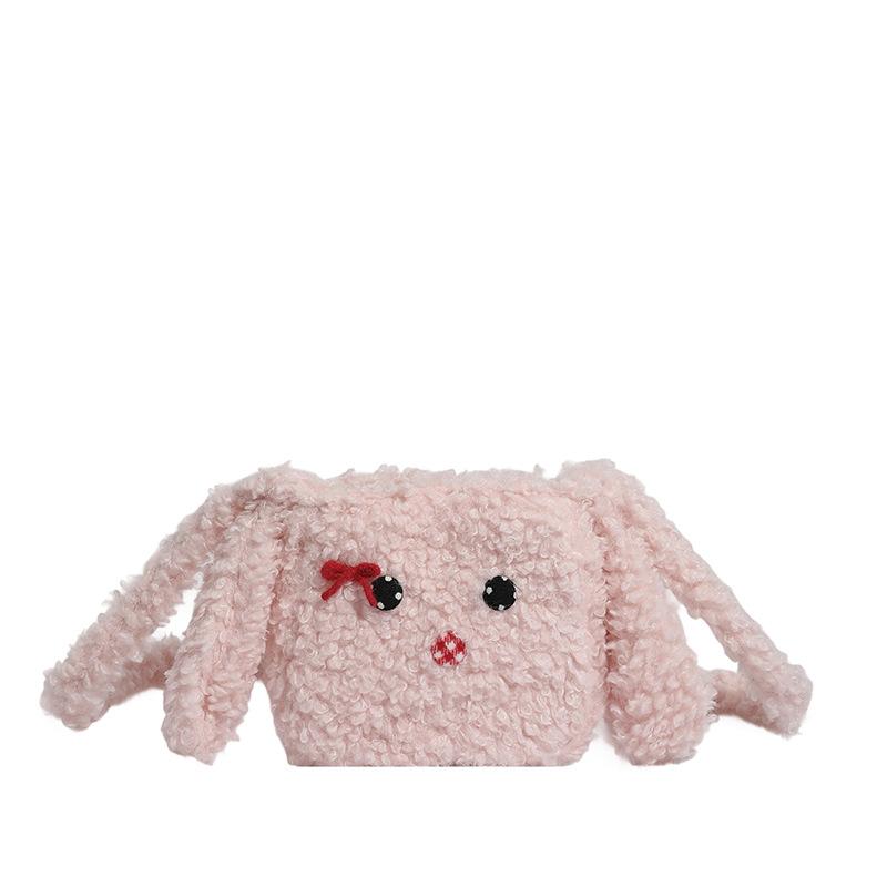 2025 New Autumn and Winter Cute Cartoon Niche Design Hair Bag Women's Large-capacity Versatile Casual Shoulder Messenger Bag