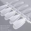100Pcs/Box Matte Fake Nails NO Polishing Press On False Nails Medium Short Design High Matt Soft Gel Nail Tips For Extension