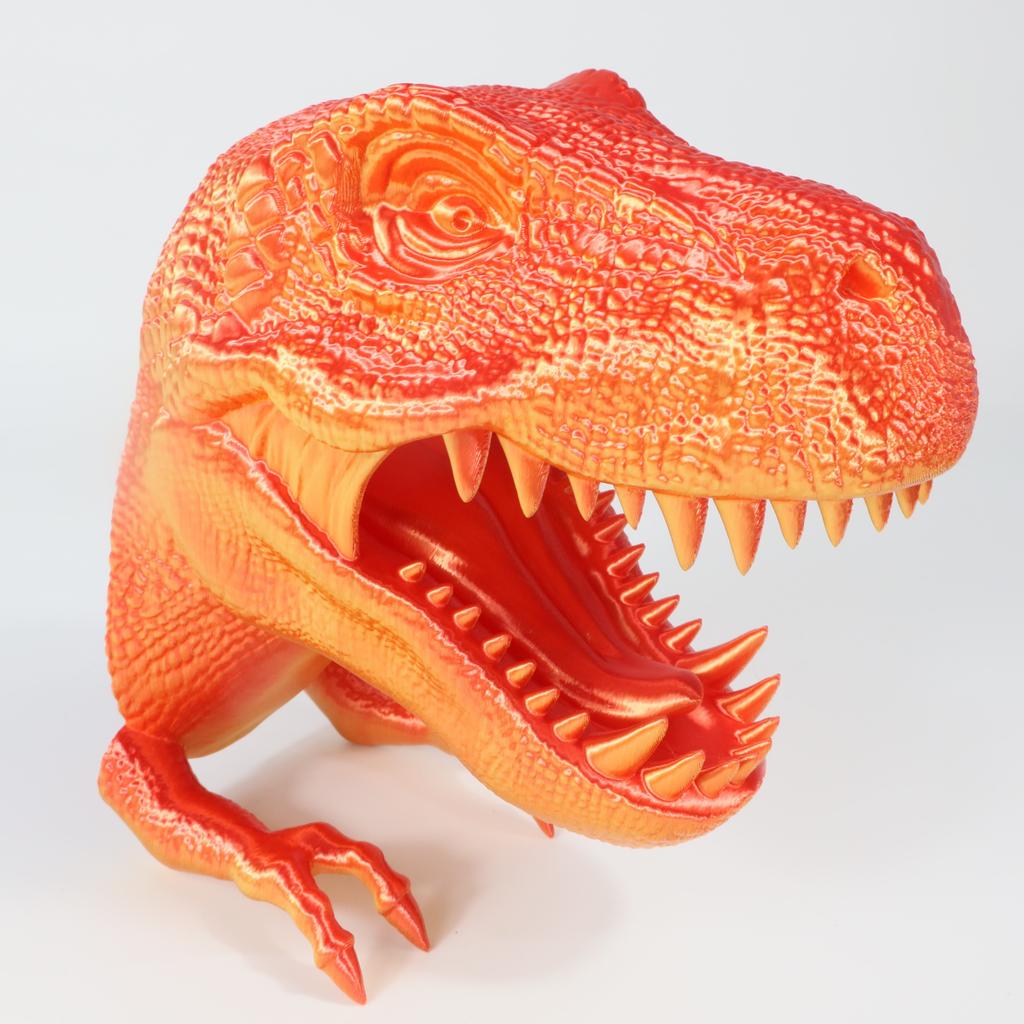 3D printed Tyrannosaurus rex dinosaur avatar multifunctional ornament suitable for desktop decoration and office display