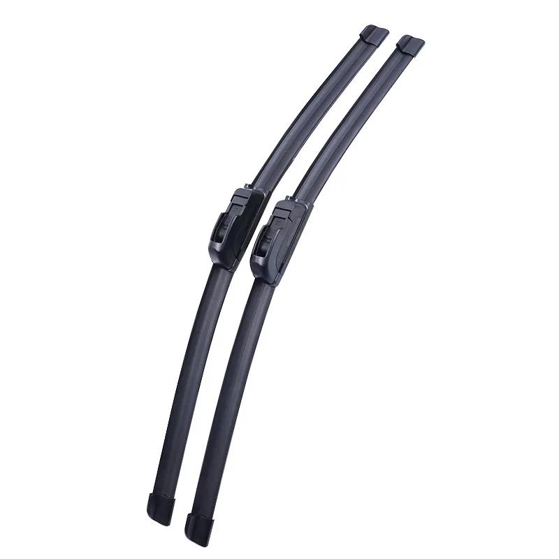 2PCS Car Wiper Blades Universal U-type Soft Rubber Boneless Wiper  Durable Reduce Noise Automotive Wiper 16" 18" 19" 21" 22" 24"