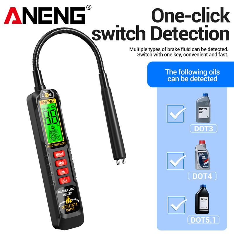 Brake Fluid Tester Universal Oil Quality Check Detector ANENG BF01 Brake Liquid Digital Vehicle Auto Car Brake Oil Tester Tools