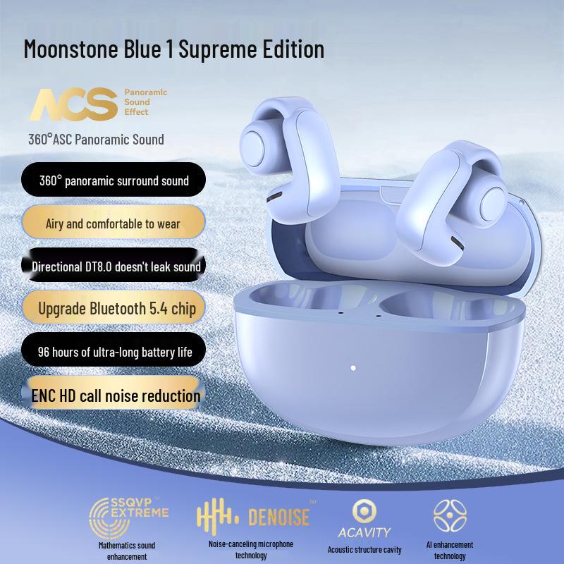 

V12 Wireless Clip-on Noise Cancelling Bluetooth Earbuds with Long Battery for Bose