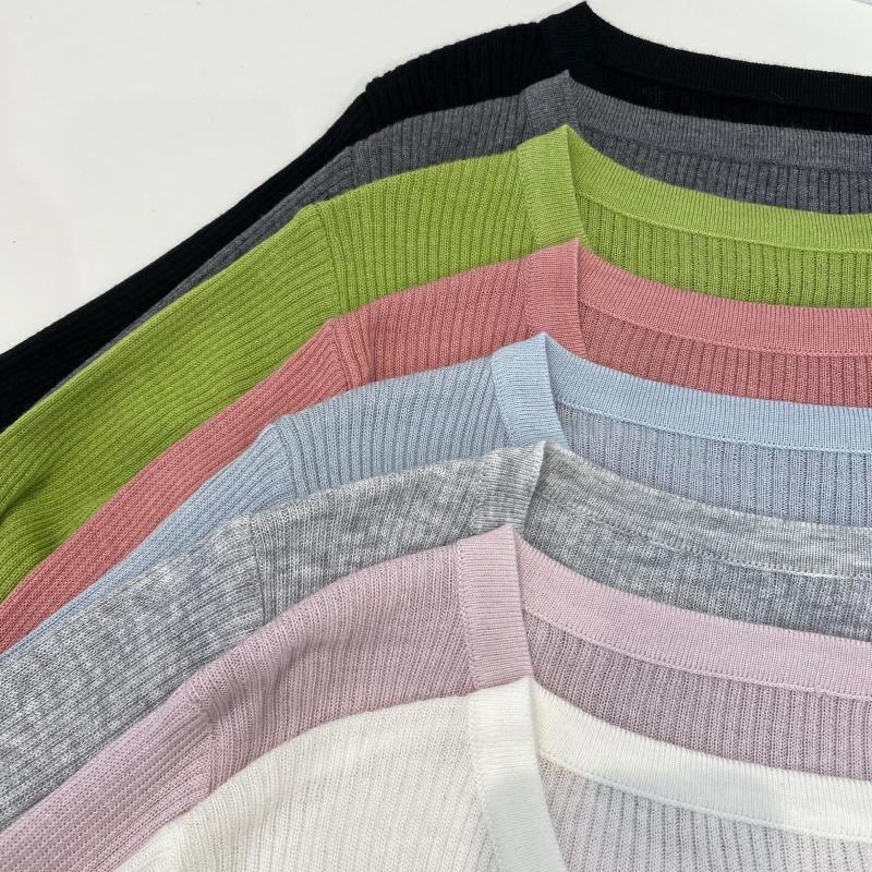 2024 Summer Chic Women's Long Sleeve Knitted Cardigan Short Shawl Sunscreen Outerwear