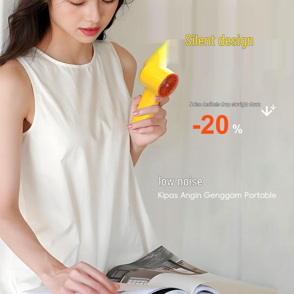 High-Speed Energy-Saving Mini Air Cannon: Powerful Handheld Fan for Personal Cooling