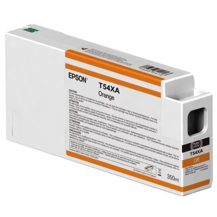 Cartouche d'encre traceur EPSON T54XA pour imprimante SureColor SC-P7000/P9000 Orange - 350ml
