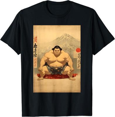 NOUVEAU T-shirt Vintage Limité Lutteur de Sumo J'aime le Sumo Japonais S-5XL Unisexe