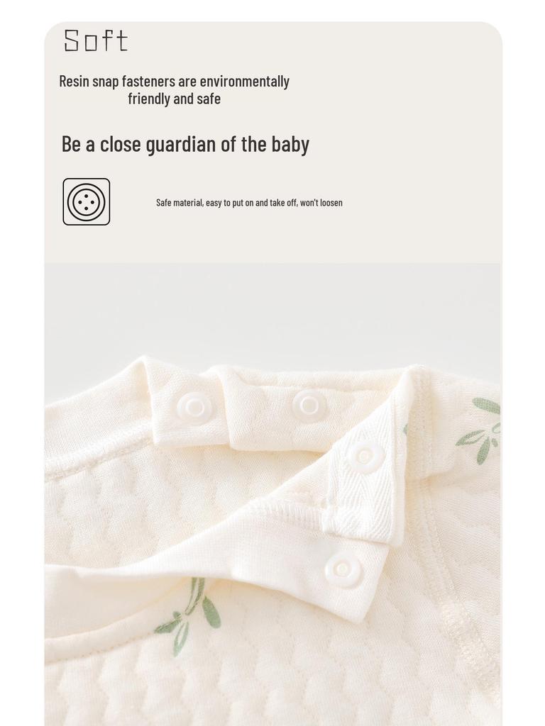 Jingqi Pure Cotton Baby Warm Underwear Set for Boys & Girls - Autumn & Winter Collection