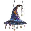 Efficient Acrylic Witches Hat Window Ornament In 2D Design Perfect For Seasonal Halloween Atmosphere Creation