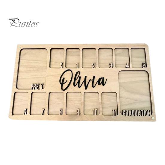 

Рамка для фотографий на выпускной с гладкими краями без заусенцев, простая установка, сувенир на выпускной, школьные годы, декор рамки для фотографий жёлтый