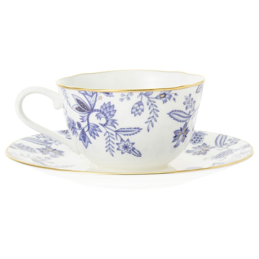 Noritake Cup Saucer Set 220cc Blue Sorrentino 5 Bone China & (Coffee Tea) F59387A/4562