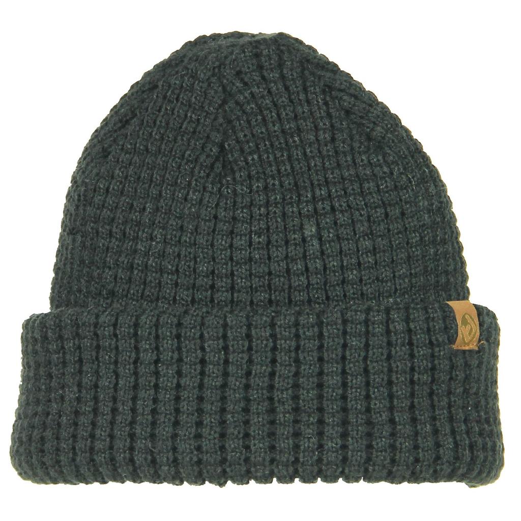 North Peak NP-9397 Beanie Knit Cap, 2-Way, Black, One Size Fits All