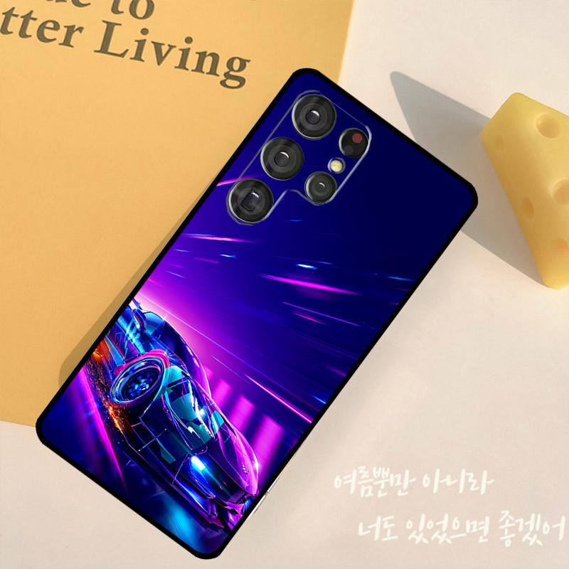 Boy Racer Car Phone Case For Samsung Galaxy S25 S24 Ultra S9 S10 S20 S22 S21 Plus S23 FE Back Cover Shell