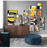 Art Pictures for Living Room Decorative Poster Modern Nordic Decoration Home Canvas Painting Geometric Yellow Abstract Wall