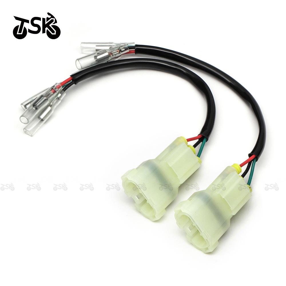 Motorcycle Wiring Harness Rear Taillight Plug Accessories For HONDA 3 Wires Motorcycle signal light Connecting line