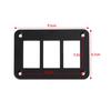 2/3/4/6 Way 6 Hole Aluminum Rocker Switch Panel Housing Holder For ARB Carling Narva Boat Type Auto Parts Switches Parts