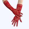Women Sexy Lace Floral Mesh Gloves High Elasticity Fishing Net Hollow Disco Dance Costume Punk Goth Cosplay Accessories