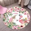 Cute Cartoon Nordic Round Carpet for Bedroom and Dressing Table