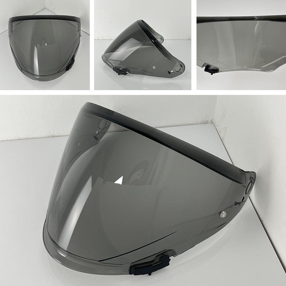OF603 Motorcycle Helmet Visor: Compatible with OF603 Half Helmet, UV Protection, Plated Mirror Surface for Day & Night Use