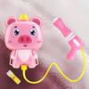 Cartoon Backpack Water Toy with 1000ml Tank Push-Pull Water Toy for Kids Outdoor Summer Toy for Pool Beach