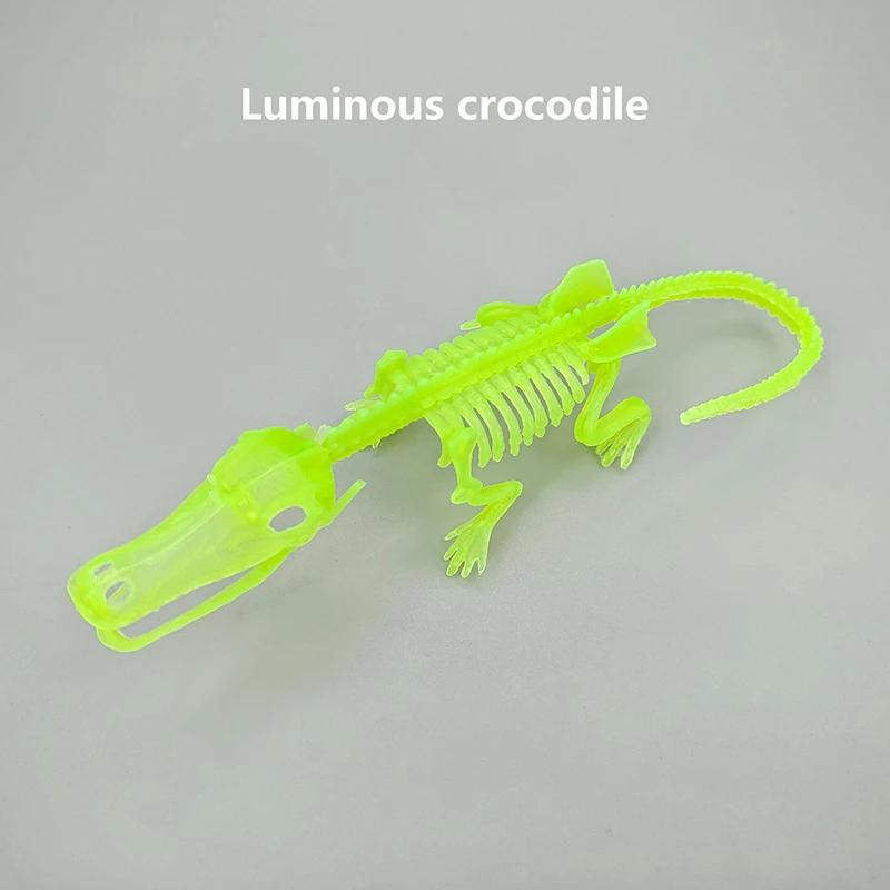 DIY Assembly Jurassic Dinosaur Fossil Skeleton Mosasaurus Tyrannosaurus Action Figure Collection Ingenious Model Kid Toy