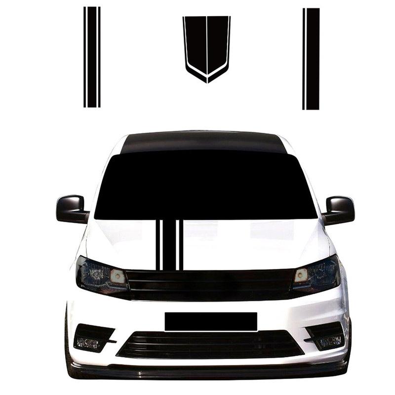 Car Hood Stickers For Volkswagen VW Caddy MK1 MK2 MK3 MK4 4 3 2 Maxi Kombi Camper Van Cover Engine Vinyl Decals Accessories