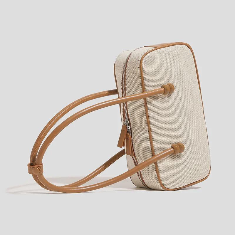 "Original Boston Beaded Baguette Shoulder Bag - Large Capacity, Vintage Summer Style"