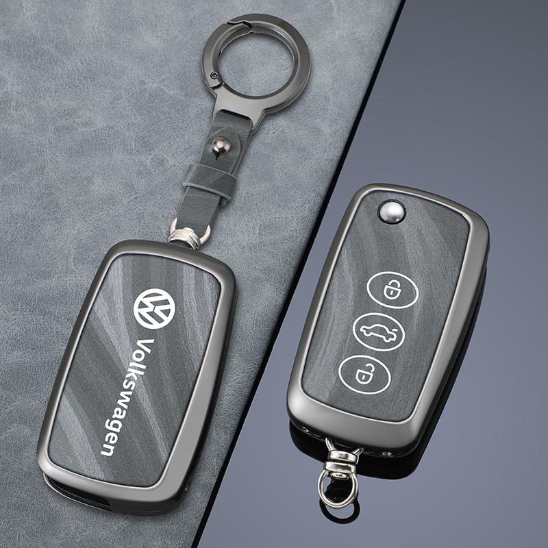 For VOLKSWAGEN Zinc Alloy Car Smart Remote Key Case Cover For VW Polo Golf Passat Tiguan Beetle Caddy T5 Up Eos Octavia Seat Leo