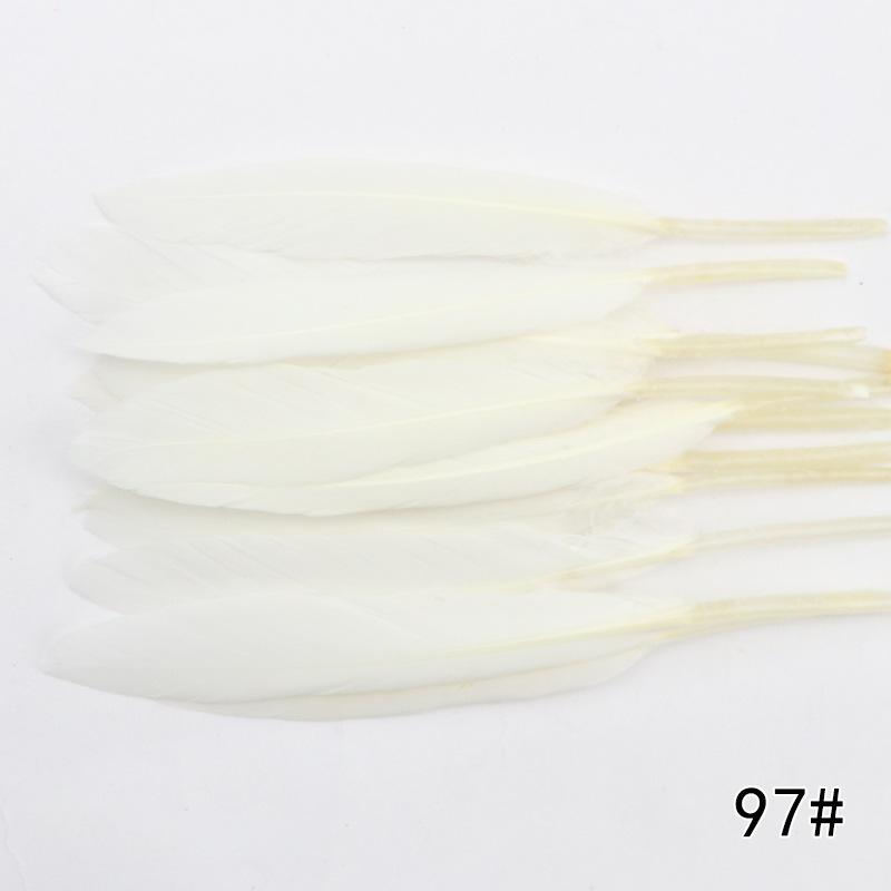 20Pcs Goose And Duck Feather Small Straight Knife 12Cm High Quality Color Diy Jewelry Material Accessories Real Hair
