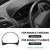 Real Soft Carbon Fiber Sticker For Renault Fluence Megane RS 2009 2010 2011 2012 2013 2014 LHD RHD Lnstrument Strip Accessories