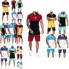 Stylish Men's Summer Tracksuit Sport Suit T-shirt And Shorts Outfit Set