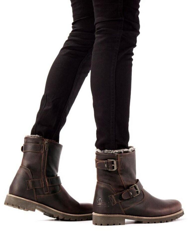 Коричневые ботинки Panama Jack Faust C4 темно-коричневого цвета