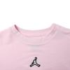 Jordan Logo Print Crewneck Sweatshirt Kids sweatshirt Pink JD2132052GS-002