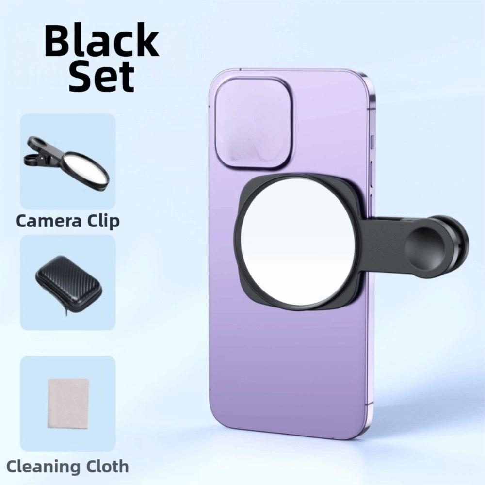 Portable Phone Rear Camera Selfie Mirror Clip-on Office Desk Mirror  Phone Photography