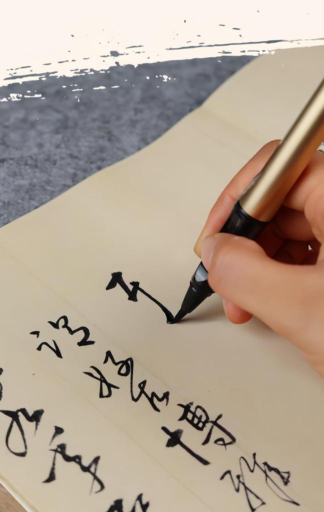 Isshinsai Fountain Brush Ink Screw Flash Red Brush Fine Calligraphy Sutra for Calligraphy Practice Pen, Refillable, Type, Pen, Brush, Brush, Brush,