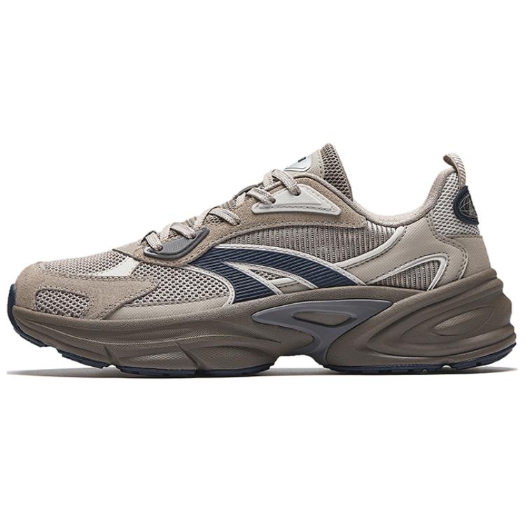 ANTA  Men Retro Trendy Casual Dad Shoes Ivory White Dark Gray Navy Blue 922518803-3 38