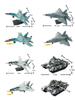 Diy Military Model Building Block Toy F14 Tomcat J-35 Stealth Su35S Multi-Purpose Fighter T90 Main Battle Tank Boy Birthday Gift