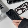 New 3D Flame pattern Hollow Slim Phone Case for iPhone 17 16 15 14 13 12 11 Pro Max 16E 15 14 16 Plus 17 Air Shockproof Cover